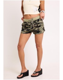 Neon Hart - Fleece Camo Shorts