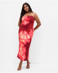 City Chic - Amari Lily Print Dress