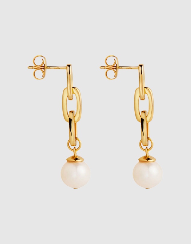 Najo - Clair de Lune Yellow Gold Earrings