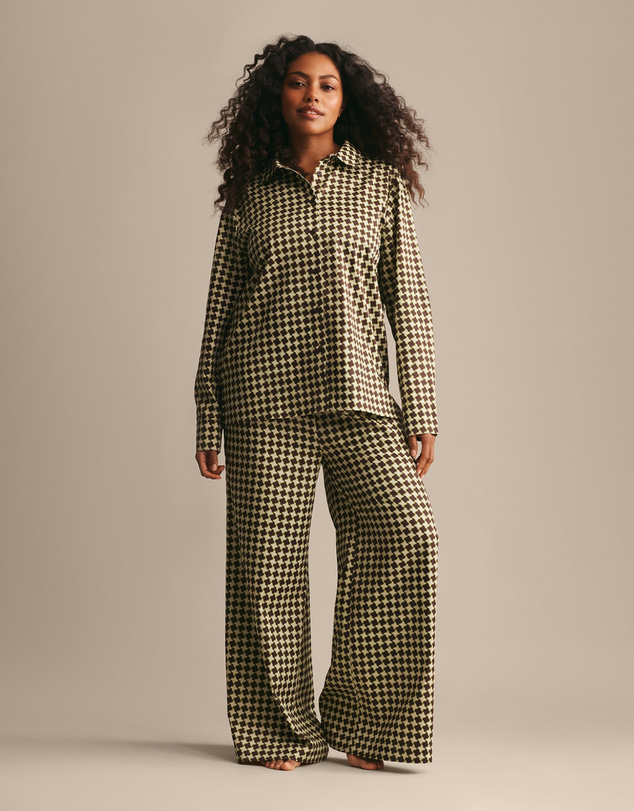 Resting - Soft Woven Cotton Jules Long Sleeve Shirt