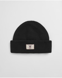 Gant - Ribbed Cotton Blend Beanie