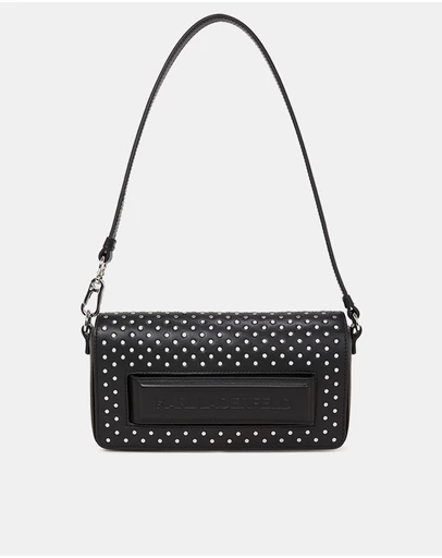 Karl Lagerfeld - Ikon/K Studs Soft Shoulder Bag
