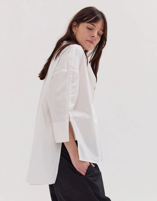 Cloth & Co. - The Panelled Shirt White