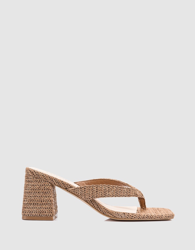 Verali - Stoked Block Heel Thongs