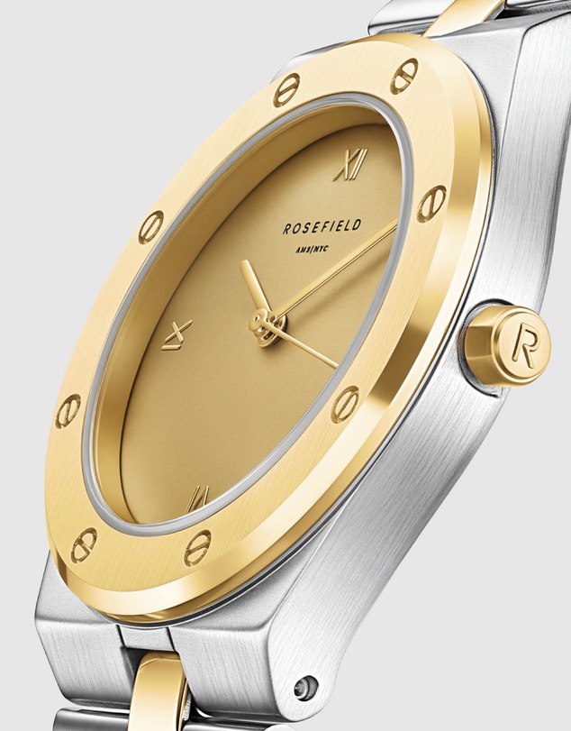 Rosefield - Rose Matte Duotone Gold Silver Bracelet Watch