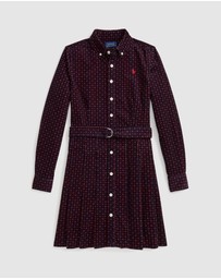 Polo Ralph Lauren - Belted Corduroy Shirtdress - ICONIC EXCLUSIVE - Teens