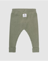 Kynd Baby - Organic Chunky Rib Knit Pant in Olive