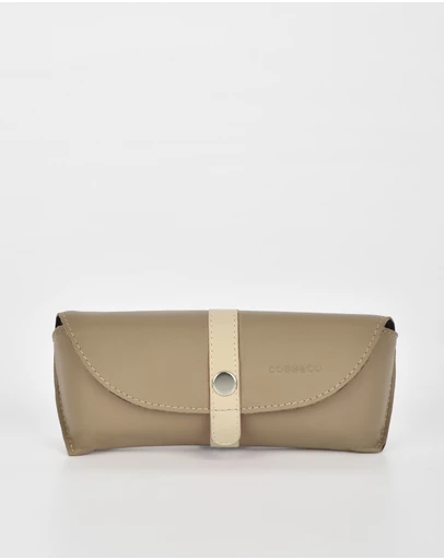 Cobb & Co - Iris Two Tone Leather Glasses Case