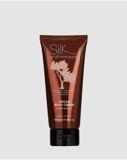 Silk Oil of Morocco - Silk Oil of Morocco Argan Body Cream - Sweet Honey