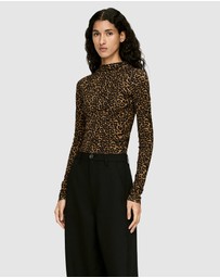ARKET - Mock-Neck Jersey Top