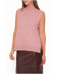Petal & Pup - Freydis Side Button Sweater Top - Rose