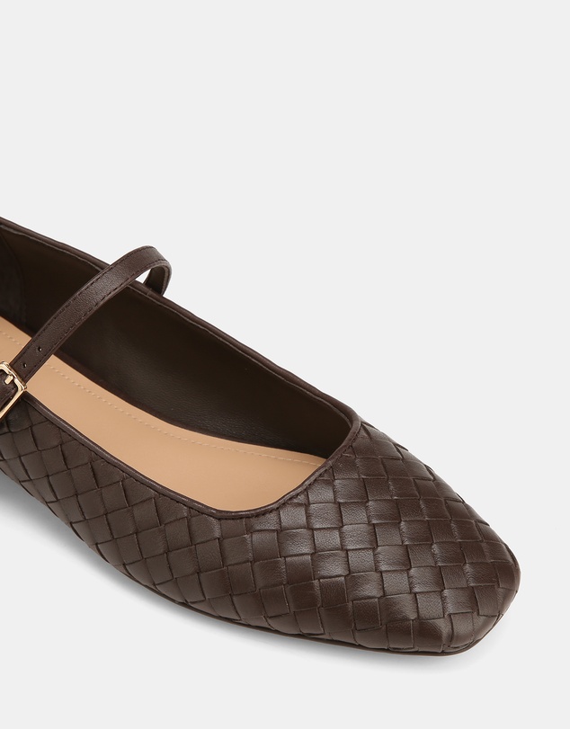 Wittner - Annie Woven Leather Mary Janes