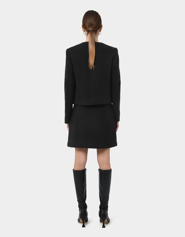 Forcast - Zahra Boucle Yarn Mini Skirt