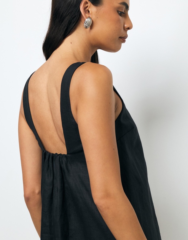 AERE - Kilah Linen Mini Dress