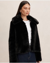 Forever New - Piper Short Faux Fur Jacket