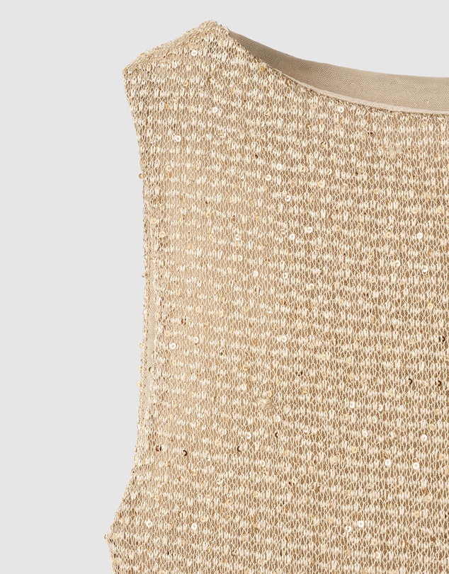 M.N.G - Knitted Dress With Sequin Detail