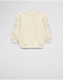 Country Road - Australian Cotton Embroidered Sleeve Sweat
