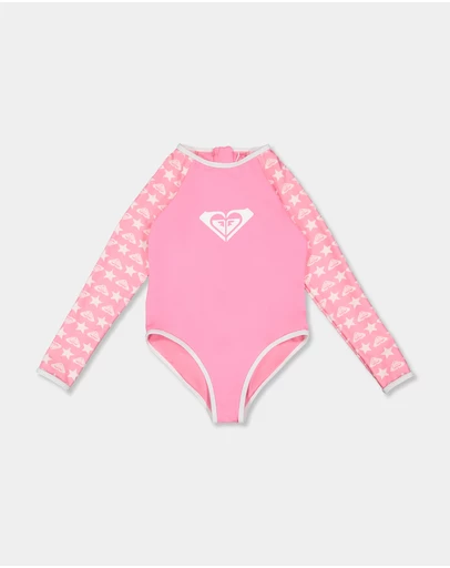 Roxy - Girls 2 to 7 Super Star Long Sleeve One Piece Swimsuit