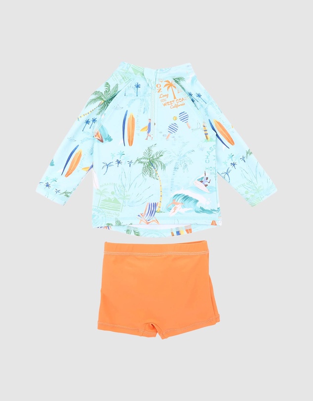 Minihaha - Bodhi LS Rashie Trunk Set - Kids