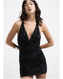 Alice In The Eve - Skye Burnout Mini Dress
