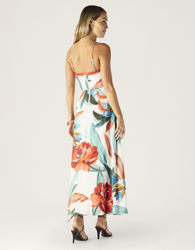 MOS The Label - Fiorina Print Midi Dress