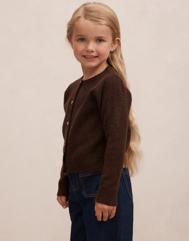 Forever New Girls - Hallie Crew Neck Girls Cardigan