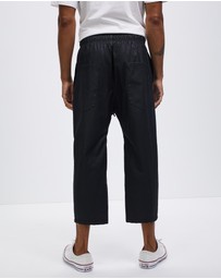 Surrounded By Ghosts - The Eskolaite Coated Canvas Drawstring Pants