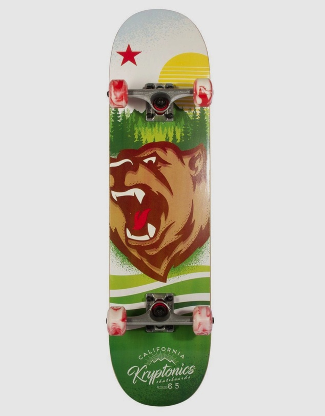 iWorld - Bravo Sports Kryptonics KR31 Star Series Skateboard - Swirled Bear