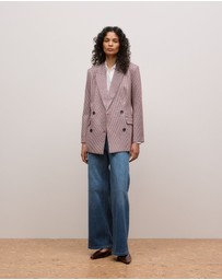 Trenery - Silk Concealed Placket Shirt in White