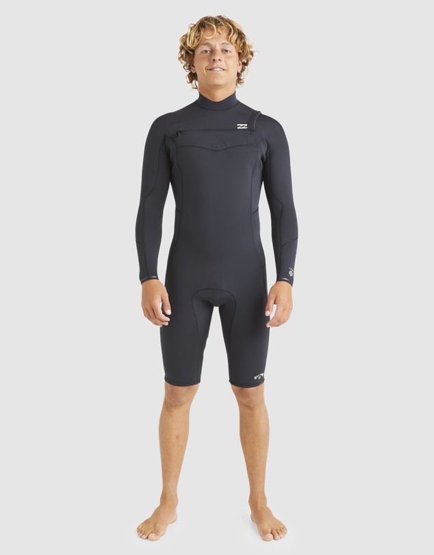 Billabong - Mens 2/2mm Absolute Natural Chest Zip Long Sleeve Springsuit