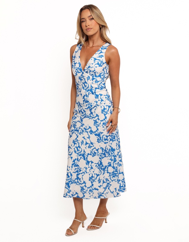 Petal & Pup - Caia Maxi Dress - Blue Floral
