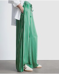 & Other Stories - Drawstring Satin Trousers