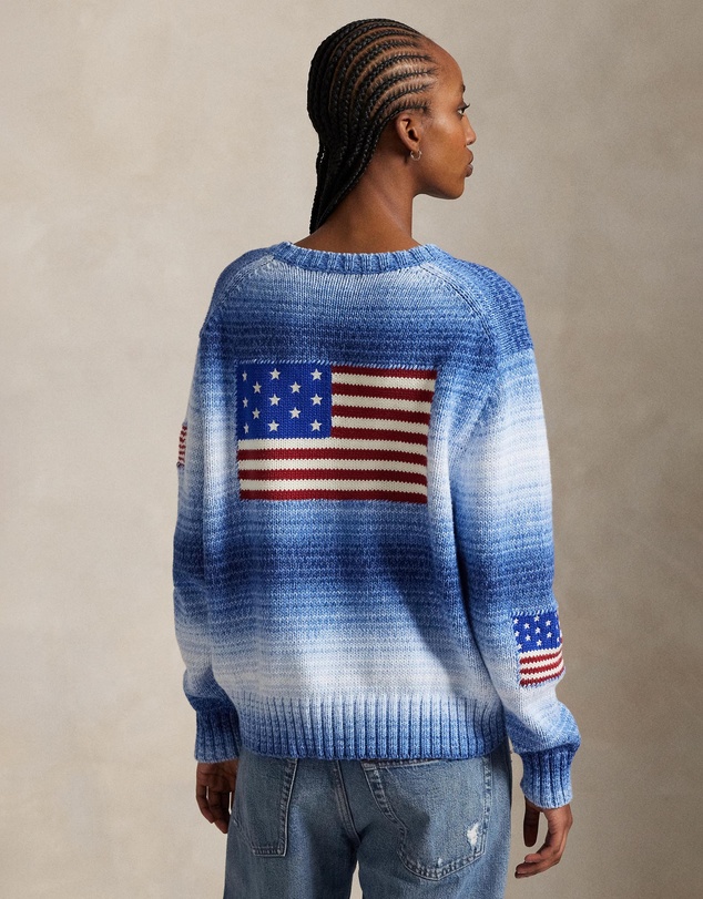 Polo Ralph Lauren - Flag Ombré Cotton Sweater