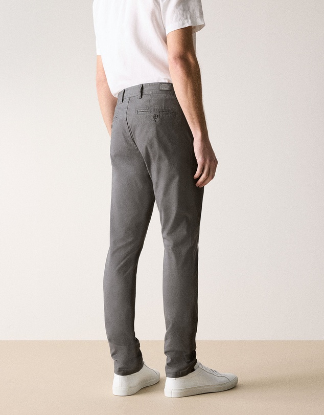 Trenery - Slim Chino Pant in Smoke