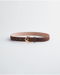 & Other Stories - Crescent-Buckle Leather Belt