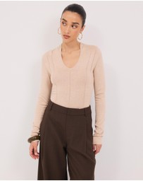 Calli - Ava LS Knit Top