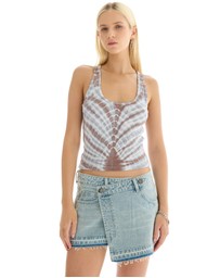 THE TALES - Hand Dyed Sonar Rib Singlet