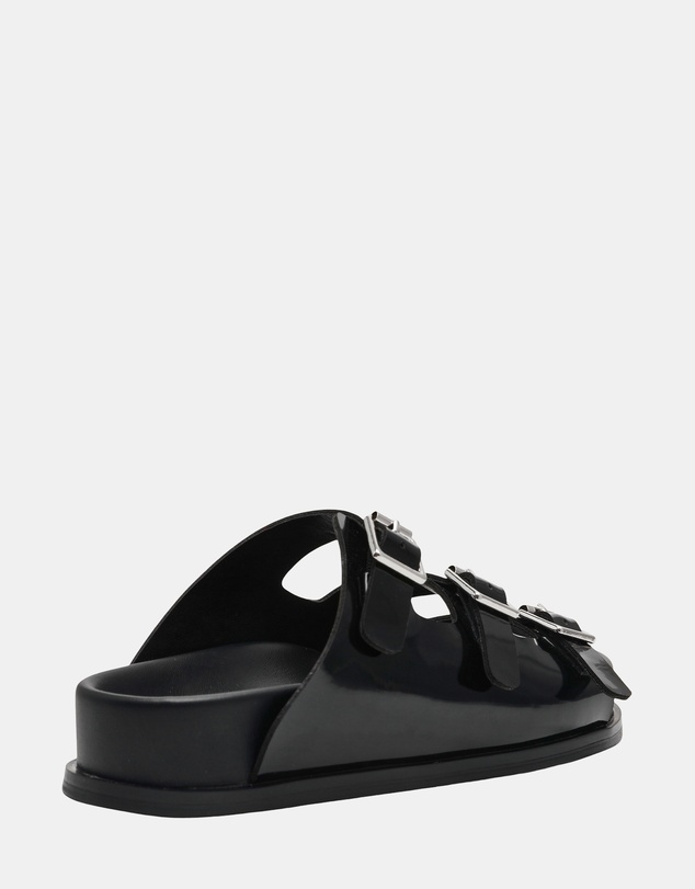 Steve Madden - Easy-Peazy Black Sandals