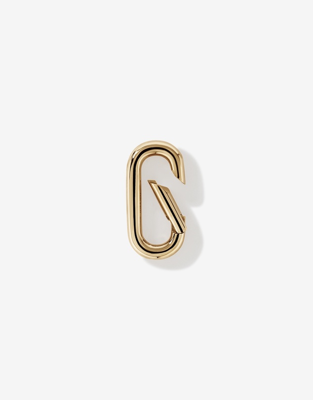 Michael Hill - Polished Paperclip Pendant Connector in 10k Yellow Gold