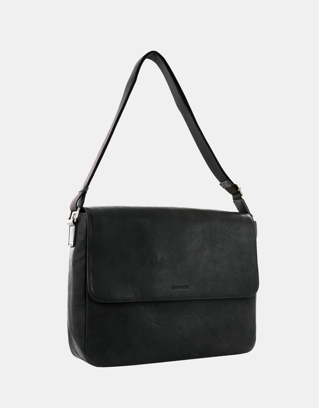 Pierre Cardin - Pierre Cardin Men's Leather Messenger Bag