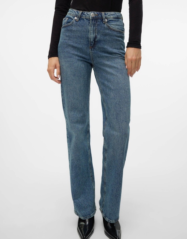 Vero Moda - Tessa High Waisted Straight Jeans