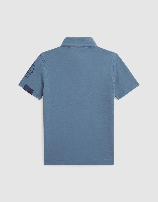 Polo Ralph Lauren - Patchwork Cotton Mesh Polo Shirt - Babies-Kids