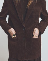 M.N.G - Straight Suede Jacket