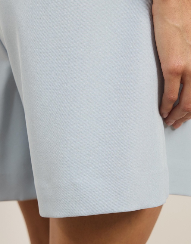 Atmos&Here - Clara Pleated Tailored Long-Line Shorts