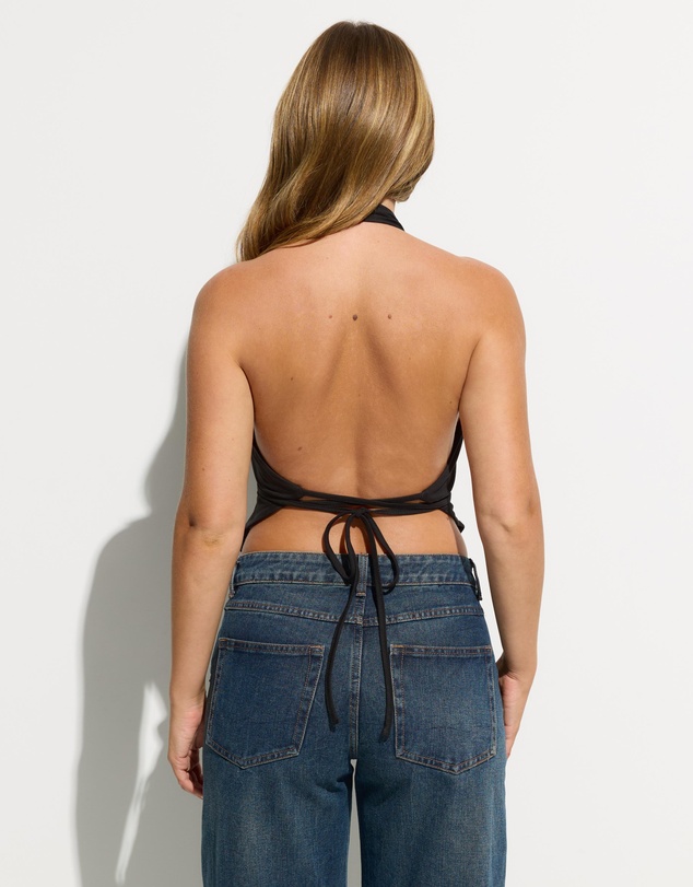 Dazie - Adela Sculpt Halter Top