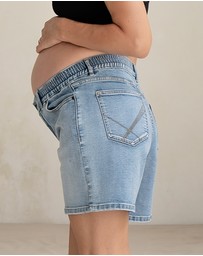 Soon Maternity - Relaxed Denim Shorts