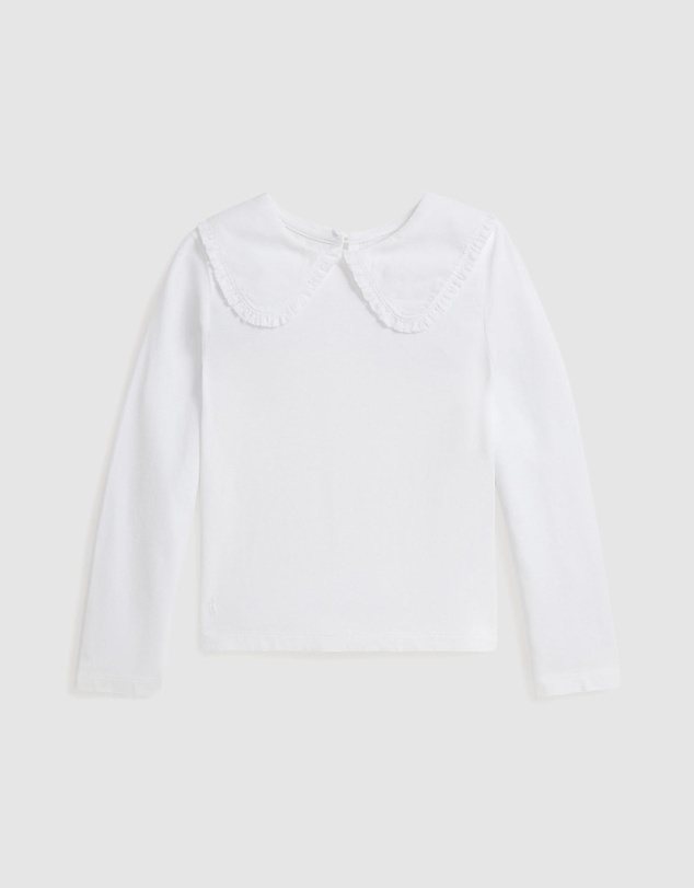 Polo Ralph Lauren - Ruffled Cotton Jersey Tee - Kids