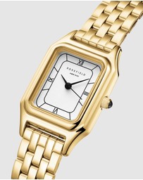 Rosefield - Ivy White Gold-Tone Bracelet Watch