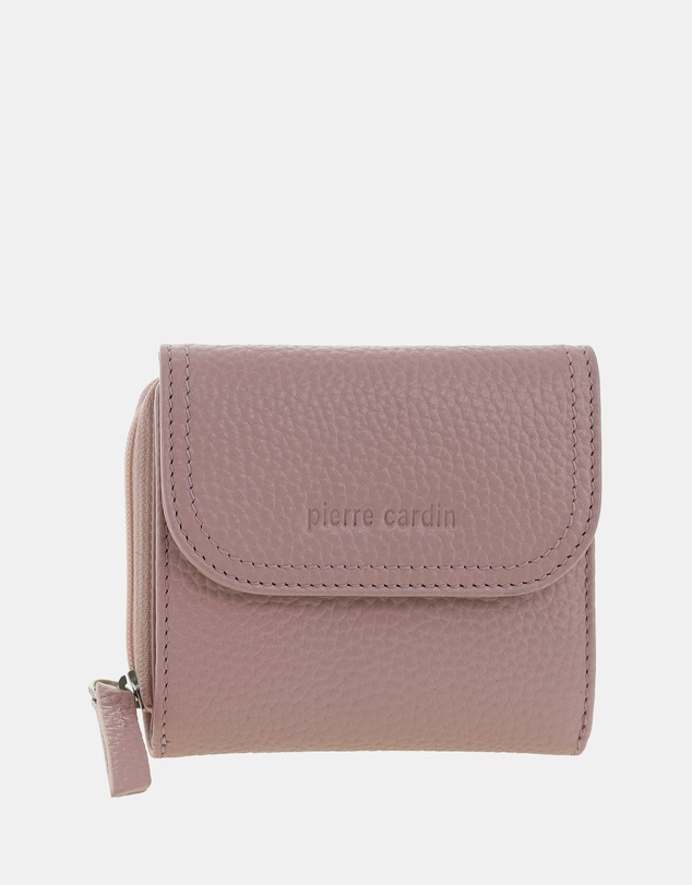 Pierre Cardin - Pierre Cardin Ladies Leather Tri-Fold Tab Wallet