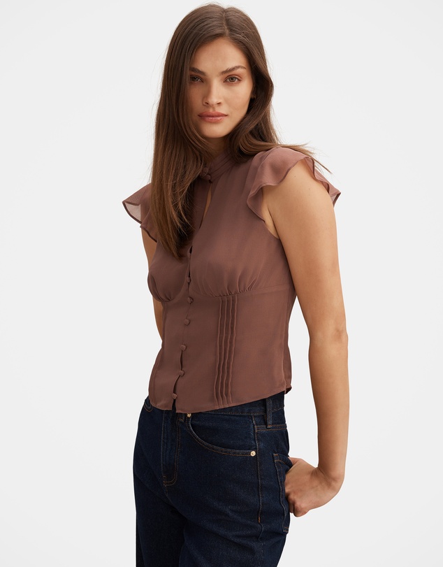 Forever New - Eden Keyhole Blouse